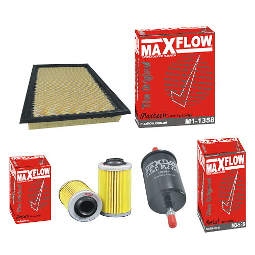 Air Fuel Oil Filter Service Kit for Holden Berlina VZ V6 3.6L, Holden Calais VZ V6 3.6L, Holden Commodore VZ V6 3.6L, Holden Commodore Ute VZ V6 3.6L, replaces Ryco air filter A1358, oil filter R2605P, fuel filter Z586, Wesfil air filter WA991 oil filter WCO4 fuel filter WZ586, Maxflow Maxtech Anasa automotive filters made in Australia and are available at ccpg.com.au online auto parts store, shop online for the best prices